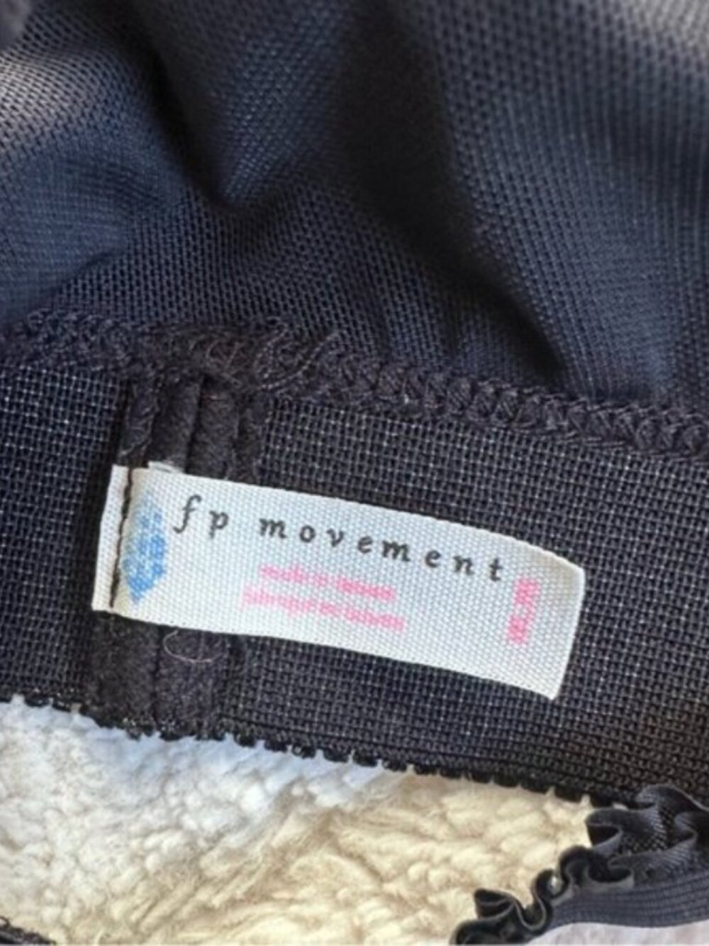 Intimately Free People | Black Racerback Ribbed Bralette | Size Medium - Picture 4 of 5